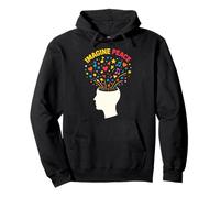 Imagine Peace Colorful Mind Explosion Sudadera con Capucha