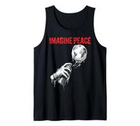 Imagine Peace Earth Spray Can Artwork Camiseta sin Mangas