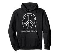 Imagine Peace Embrace Harmony Symbol Sudadera con Capucha