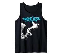 Imagine Peace Spray Paint Dove Urban Art Style Camiseta sin Mangas
