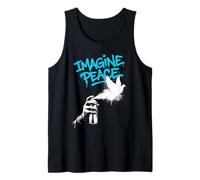 Imagine Peace Spray Paint Dove Urban Art Style Camiseta sin Mangas