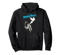 Imagine Peace Spray Paint Dove Urban Art Style Sudadera con Capucha