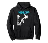Imagine Peace Spray Paint Dove Urban Art Style Sudadera con Capucha
