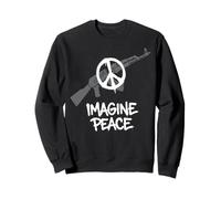Imagine Peace Symbol Ban Weapons Sudadera
