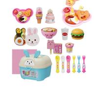 Imagínese comer para la cocina de los niños, cortar