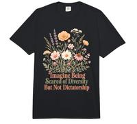 Imagínese Tener Miedo A La Diversidad, No A La Dictadura Comfort Colors Adult Heavyweight T-Shirt