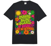 Imagínese Tener Miedo A La Diversidad, No A La Dictadura Comfort Colors Adult Heavyweight T-Shirt
