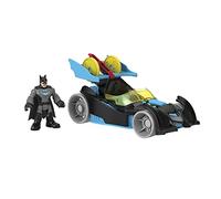 Imaginext DC Super Friends Batmóvil de Carreras Coche de Juguete para niños y niñas +3 años (Mattel HFD48)