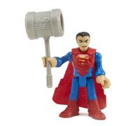 Imaginext Pieza de repuesto para Fisher-Price Super Man y Metallo Playset DFX91 - Figura de repuesto de Superman con martillo