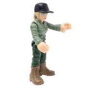 Imaginext Pieza de repuesto para juego coleccionable de Fisher-Price Jurassic World Rebirth JFR25 - Figura de acción femenina de repuesto Zora Bennett