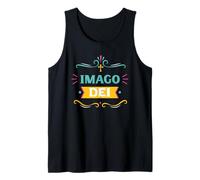 Imago Dei Imagen De Dios Cristiano Génesis 1:27 Versículo Bíblico Camiseta sin Mangas