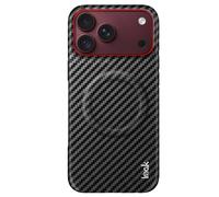 iMak, Funda para iPhone 18 Pro Max Efecto Cuero y Fibra de Carbono Antihuellas