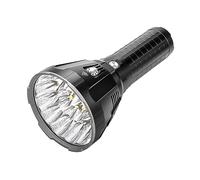 IMALENT MS18 Linterna Más Potente, 10,0000 Linterna Led Recargable Alta Potencia, Potente Linternas 18 CREE XHP70.2 LEDs, Alcance Máximo Hasta 1.350 Metros, con 8 Modos, IP56 Impermeable(Luz cálida)