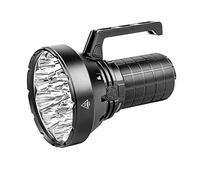 IMALENT SR16 Linternas Led Alta 55,000 Lumenes, CREE XHP50.3 LED Potencia Recargable Linterna Policialm, con IP56 Impermeable, 7 Modos, para Camping, Senderismo