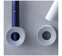 iMaMa Soporte universal para cepillo de diente eléctrico, color gris, 2 paquetes, montaje en pared fuerte para ducha, ahorro de espacio