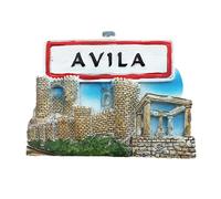 Imán 3D de Avila España para nevera, recuerdo, regalo de resina, colección de pegatinas magnéticas
