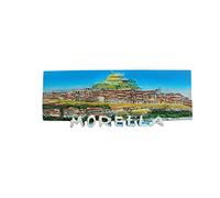 Imán 3D Morella España para nevera, regalo de recuerdo, resina hecha a mano, imán Morella para nevera, colección de decoración para el hogar y la cocina
