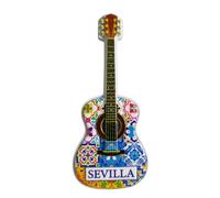 Imán 3D para decoración de nevera con diseño de guitarra Sevilla España