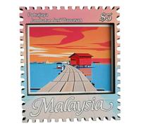 Imán 3D para nevera con diseño de Malasia Travel Souvenirs