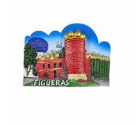 Imán 3D para nevera con diseño del Museo del Teatro Dali Figueras España