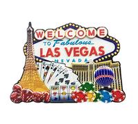 Imán 3D para nevera de Las Vegas, Nevada, Estados Unidos, regalo de recuerdo, decoración del hogar y la cocina, calcomanía magnética para nevera de Las Vegas, EE. UU