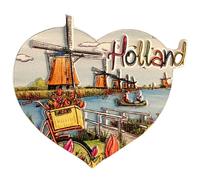 Imán 3D para nevera, diseño de Holanda Holanda, Países Bajos, recuerdo de viaje, decoración de nevera, calcomanía magnética