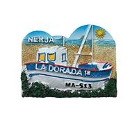 Imán 3D para nevera Nerja España, colección de pegatinas de recuerdo, hecho a mano, decoración del hogar y la cocina, imán para nevera
