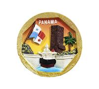 Imán 3D para nevera Panamá, recuerdo de viaje, hecho a mano, decoración para el hogar y la cocina, colección de imanes para nevera Panamá, regalo