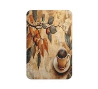 Imán acrílico para nevera, diseño de hojas de café antiguas, imanes rectangulares para nevera, pizarra blanca, decoración de oficina, taquilla, también para coche