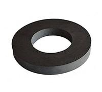 Imán Anillo magnetico de Ferrita 10cm.Ø - Aro magnético de cerámica - Ferrita Y35 - Fuertes Imanes permanentes cerámicos