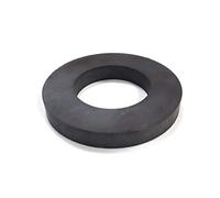 Imán de anillo de ferrita de 4.33 pulgadas de diámetro grande de cerámica con agujero para experimentos científicos, altavoz, proyectos de bricolaje, imanes redondos extra grandes