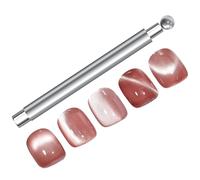 Imán de de gatito para uñas - Imán de uñas de doble extremo de metal | Manicura Ergonomic Grip Beauty Tool For Salon Home Dating Studio Professionals, Este accesorio atrae a las mujeres