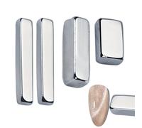 Imán De De Gato Para Uñas: Potente Herramienta Magnética Para Decoración De Uñas 4X, Imanes De Succión | Accesorio De Salón Profesional, Versátil Con Escenario Diversos Efectos Manicura Creat