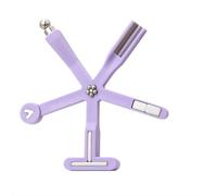 Imán de esmalte de uñas, imán de ojo de gato 8 en 1, transformador portátil de fácil deslizamiento, para bricolaje doméstico y uso en salón, crea looks de salón fácilmente (morado)
