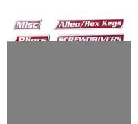 Imán De Etiquetas Para De Herramientas - 12 Piezas Etiquetas Magnéticas Para Baúl De Herramientas - Organizadores Para Cofre | Para Hogar Garaje Negocio Aula Taller Oficina