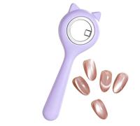 Imán de Gato,Imán de Gato - Herramienta circular compacta y flexible portátil - Herramienta De Efecto Para Esmalte En Gel Magnético | para belleza principiantes artistas niña mujer viaje hogar in