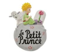 Imán de imán de la figura del Principito con rosa y oveja (80 mm)
