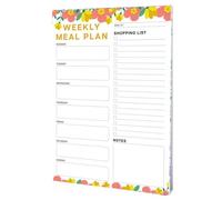 Imán de lista de compras para, planificador de comidas semanal Bloc de