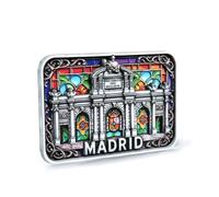 Iman de Madrid, iman Nevera madrileño, Puerta de Alcala, Oso y madroño, Cibeles, Metro de Madrid, Gran Via, monumentos