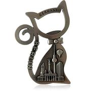 Imán de metal BERLIN | típico recuerdo de la capital | imán de nevera | Diseñado en Alemania abridor de botellas