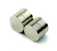 Imán De Neodimio N42 De 6 Mm De Diámetro X 0,5 Mm De Espesor - Tirador De 0,2 Kg (Paquete De 20)