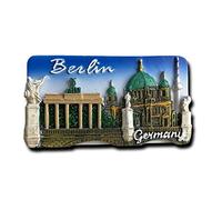 Imán de nevera 3D Berlín Alemania, famosos recuerdos de turismo, resina artesanal, imán de nevera para decoración de hogar y cocina, regalo de promoción