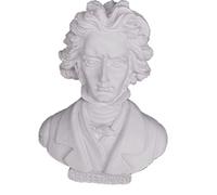 Imán de nevera 3D famoso músico alemán Beethoven estatua de Viena para regalo de recuerdo para el hogar y la cocina de la pegatina magnética de la colección de imanes
