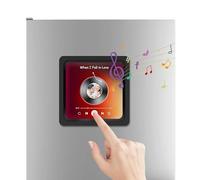 Imán de nevera con álbum personalizado, imanes de imagen personalizados para refrigerador con reproductor de música integrado, puede reproducir canciones y ajustar el volumen, regalos únicos de