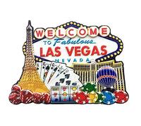 Imán de nevera de Las Vegas Nevada USA Colección de regalos de recuerdo turístico Decoración del hogar y la cocina Pegatina magnética Las Vegas América Imán de refrigerador