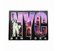 Imán de nevera de recuerdo 3D de EE. UU., Nueva York, hecho a mano para el hogar y la cocina, colección de imanes de nevera de Nueva York