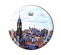 Imán de nevera de York, Inglaterra, Reino Unido, colección de regalo de recuerdo turístico, decoración del hogar, nevera