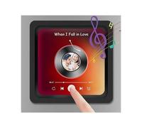 Imán de nevera personalizado para álbumes, imán de nevera personalizado con foto, puede reproducir canciones y ajustar el volumen, imanes de vinilo para refrigerador, regalos para entusiastas de la