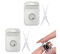 Imán de ojo de gato en forma de anillo para uñas, imán hueco de ojo de gato para uñas, Y y Rin-gMagnet (haz ancho, corazón, francés), mini imán redondo fuerte para uñas, herramienta de punta francesa