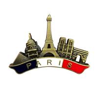 Imán De París | 3D Metal Souvenirs De Paris | Decoración para Vacaciones Dormitorio Aula Equipaje Hogar Coches Oficinas Fiesta Habitación Cumpleaños Colegio